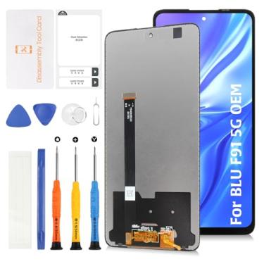 Imagem de Olivechard Original para BLU F91 5G 17.3 cm LCD Screen Replacement V0650WW Display LCD Touch Digitalizador Montagem de Tela com Ferramentas de Reparo