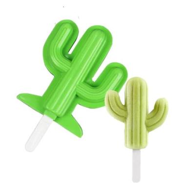Imagem de Forma de Silicone para Picolé e Sorvete Modelo Cacto - Wincy Casa 
