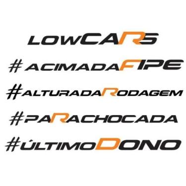 Imagem de Adesivo low cars - kit c 05 adesivos - último dono parachocada alturad
