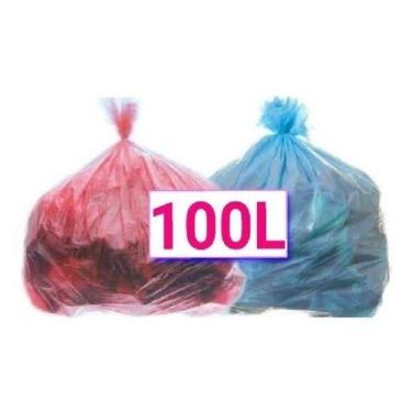 Imagem de Saco De Lixo 100l Com 100 Un - HIGIPACK