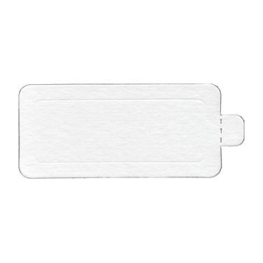 Imagem de 100 Base Laminada para Doces Retangular Nº6 Premium - AAZ, Branco