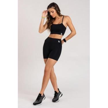 Imagem de Conjunto Básico Curto Tira Nadador Preto - LORD LADY