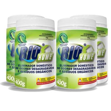 Imagem de Limpa Fossa E Caixa De Gordura E Ralos - BioHome 400 g - Kit com 4 - W