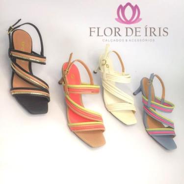 Imagem de Gisele salto médio flor de Íris - Flor de íris 