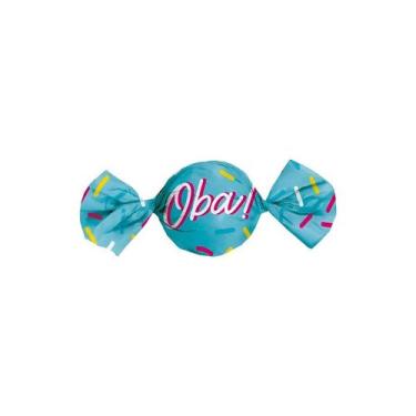 Imagem de Papel Trufa - 15,5x14,5 cm - Oba Azul - 100 unidades - Cromus  - Rizzo