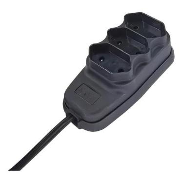 Imagem de Extensão 4,5m Cabo Prolongador Extensor Energia 10A Bivolt - Ilumi