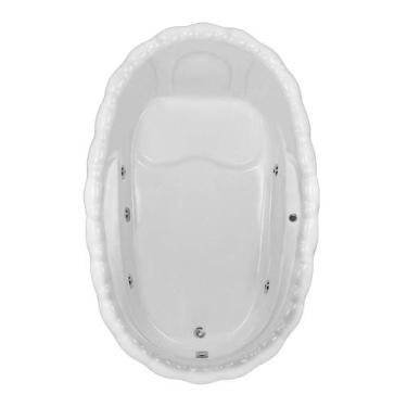 Imagem de Banheira Retangular Lotus com hidro - LineaPlas, 1,80X1,20X0,50, 127