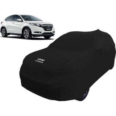Imagem de Capa De Tecido Helanca Lycra Honda Hr-v Touring Cor Preta - Mz, Preta