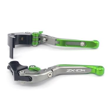 Imagem de Manete Esportivo Extensível Kawasaki Zx-10r Zx10R a laser - NoBrand, T