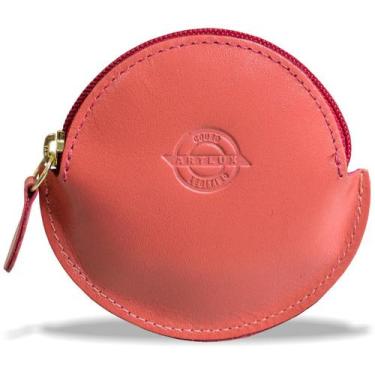 Imagem de Porta Moedas em Couro Artlux 300, Coral