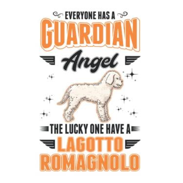 Imagem de Lagotto Romagnolo Notebook: Lagotto Romagnolo Guardian Angel Water Dog / 6X9 Inches / 120 Graph Sites Sites