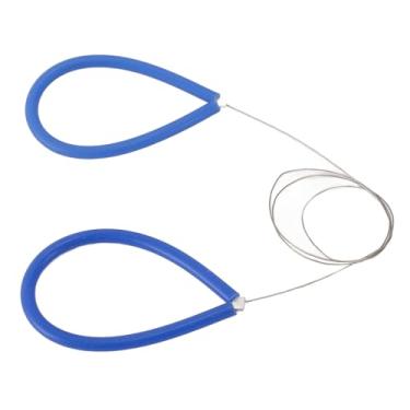 Imagem de Cortador de Aço Inoxidável Eficiente do Fio do Corte da Argila para a Cerâmica que Faz a Escultura da Massa do Queijo da Cerâmica (Azul)