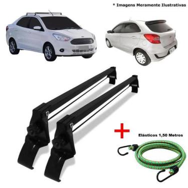 Imagem de Rack Teto Ford Ka Hatch E Sedan 14 A 2019 E 1 Elastico Corda - Vhip