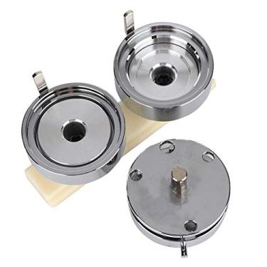 Imagem de Ferramentas de Artesanato DIY Button Maker Punch Press Tool Máquina Button Badge Maker Buttonsfasteners Die Punching Round Pin 58Mm Badge Badge Pin Making