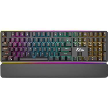 Imagem de Teclado Mecanico Royal Kludge RK918 100% Linear Switch Red, preto