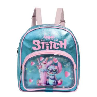 Imagem de Mochila Infantil Pequena Stitch Feminina Costas Passeio - Plike