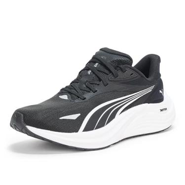 Imagem de PUMA Tênis infantil unissex Electrify Nitro (criança grande), Preto/branco, 18