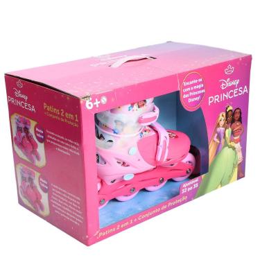 Imagem de Patins - Princesas Com Kit de Protecao HONGYAO