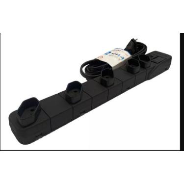 Imagem de Filtro de Linha Régua Fiolux 5 Tomadas 2+3 Espaçadas