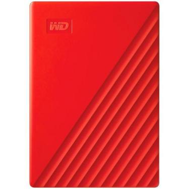 Imagem de HD Externo WD 4TB My Passport, USB 3.0, Vermelho - WDBPKJ0040BRD-WESN
