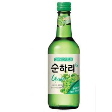 Imagem de Soju Bebida Coreana Sabor Uva Grape 360ml - Lotte