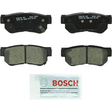Imagem de Conjunto de pastilhas de freio de disco de cerâmica premium Bosch BC813 QuietCast para Hyundai Azera, Elantra, Santa Fe, Sonata, Tucson, XG300, XG350; Kia Amanti, Magentis, Optima, Sportage; Traseira