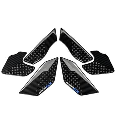 Imagem de Protetor de almofada de tanque de gasolina para moldura de carenagem adesivo de cobertura de almofada lateral compatível com BMW R1300GS 2024 2025 (cinza)