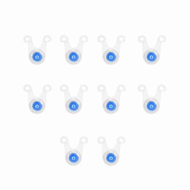 Imagem de 10pcs Tenda String Light, 3 Modos de Luz IPX4 Watertight 5 Cores LED Strip para Outdoor Camping Ambiente (blue)