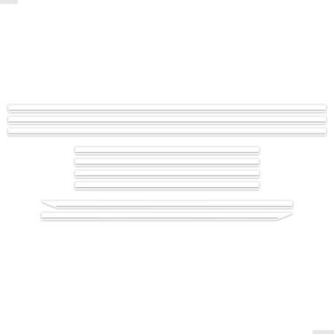 Imagem de Adesivo Para Veraneio Antiga 1966 88 Faixa Branca Sportinox