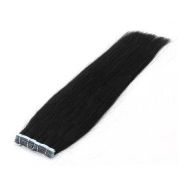 Imagem de Mega Hair Fita Adesiva Castanho 50cm 20 Peças - 50gr - CABELO HUMANO, 
