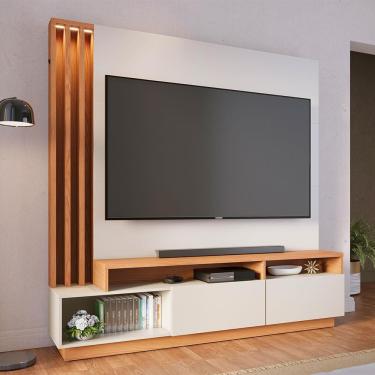 Imagem de Estante Home Colibri Humaitá com 180 cm de Largura, Ideal para TV de Até 65”