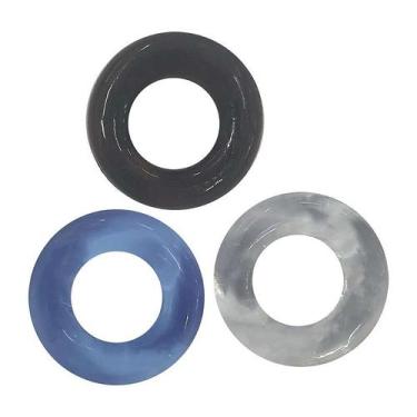 Imagem de Kit Anel Peniano Elástico Colorido com 3 Unidades - Sexy Import