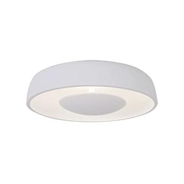 Imagem de Luminária Plafon Round Luz Indireta Med 40Cm 2 Lamp E27 Branco