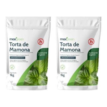 Imagem de 2x Fertilizante Orgânico Torta De Mamona (1kg) Maxgreen - FORTH JARDIM