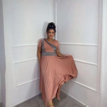 Imagem de Vestido de Dança Coreografia Plus Size Prata Moda Evangélica - MISS FL