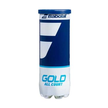 Imagem de Bola de Tênis Babolat Gold All Court - Tubo c/ 3 bolas