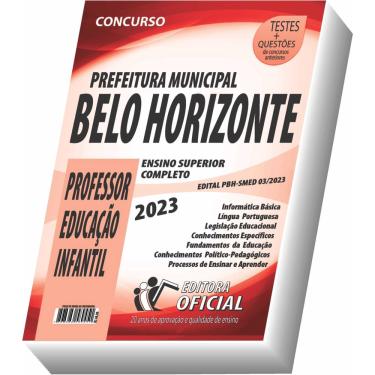 Imagem de Apostila Pbh Belo Horizonte Professor Para Educação Infantil