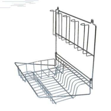 Imagem de Escorredor De Pratos De Parede Suspenso Dobrável 10 Pratos - Csk Arama