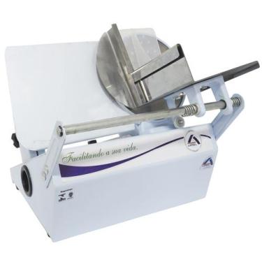Imagem de Cortador Fatiador Frios Elétrico Lâmina Inox 170mm Ajuste Espessura 11