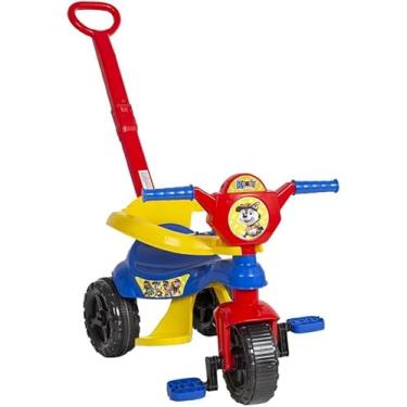 Imagem de Triciclo Infantil Motoca Passeio Menino Baby Dog Azul