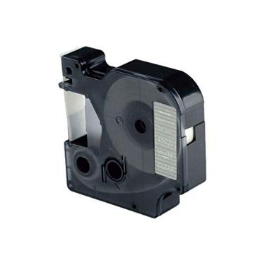 Imagem de Fita Refil Compatível D1 45020 Branco sobre Transparente 12mm para Rotulador Dymo LM150 LM160P LM210D LM420P LM500TS Color Pop