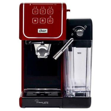Imagem de Cafeteira Espresso Oster PrimaLatte Touch, Vermelho, 110V
