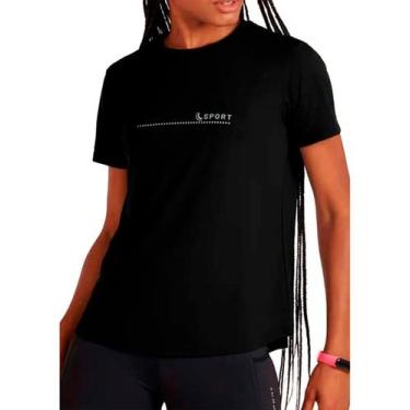 Imagem de Camiseta Manga Curta Lupo Sport 77052-005 Feminina Proteção UV 50+ Pol