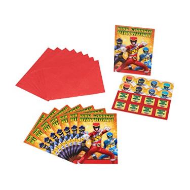 Imagem de American Greetings Power Rangers Dino Charge Invite Postcards, (8 Count)