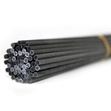 Imagem de Palitos de refil Ougual 50 peças de difusor de palheta de fibra para fragrância de aroma, Preto, 10" x4mm