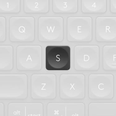 Imagem de Tecla única para teclado Logitech Craft/MX Keys S/MX Keys Mini/MX Keys S para MAC/MX Keys Mini para MAC (preto/grafite, [S] tecla)