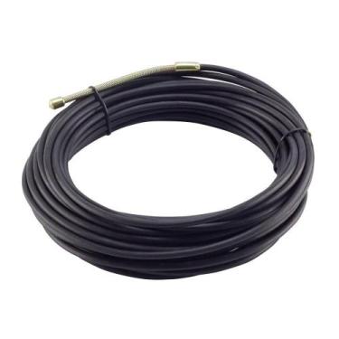 Imagem de Passa Fio com Alma de Aço 10 Metros Preto - Force Line