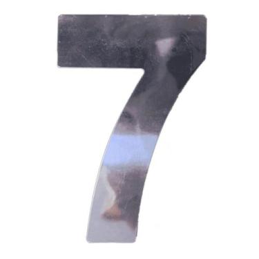 Imagem de Número 7 em ACM Espelhado 125mm - 300-7 - NUMERAL