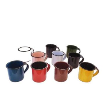 Imagem de Kit Caneca Esmaltada Colorida 90ml - 12 Peças - Fratelli