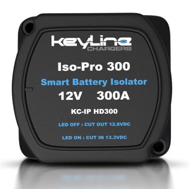 Imagem de Isolador de bateria dupla resistente 300 AMP 1000 AMP Relé sensível à tensão máxima VSR para sistemas de 12 volts - Funciona com todos os tipos de baterias, incluindo lítio e LiFePO4